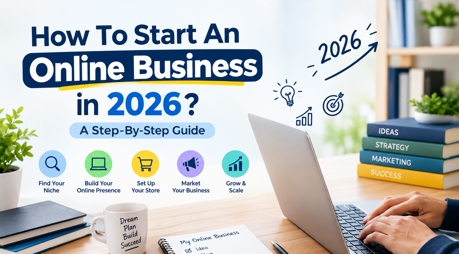 How To Start An Online Business in 2026? A Step-By-Step Guide:
